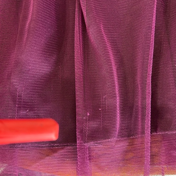 Juniors Speechless floral mesh black wine plum color floral dress women size XL - Picture 8 of 10